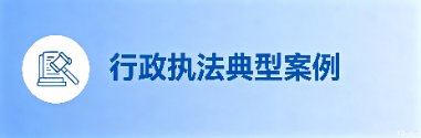 行政执法典型案例